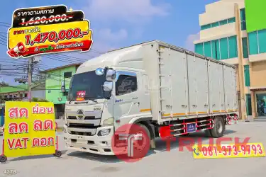 หกล้อตู้สิบบาน HINO FG8J 240 แรง ปี 2561 4378