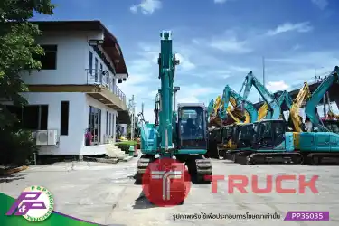 ขายแมคโคร 13 ตัน KOBELCO SK135SR-3-YY07 แทรคเหล็กพร้อมเกี๊ยะยาง มีกล้องมองหลัง มีอาร์มเครน ชั่วโมงน้อย มือสองสภาพดี นำเข้าจากญี่ปุ่น โดย P&P Pro