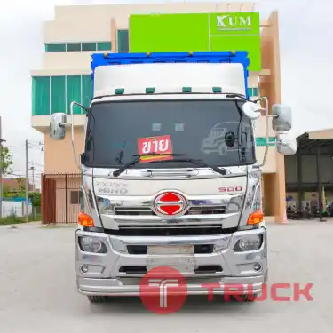 สิบล้อตู้สิบบาน HINO FL8J 260 แรง ปี 2565 หางตู้สิบบาน สองเพลา อู่สมศักดิ์ บอดี้คาร์ ปี 2565 7642 7643