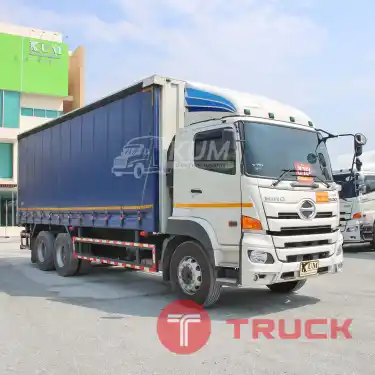 สิบล้อตู้ผ้าใบ HINO FL1A 344 แรง ปี 2567 5506