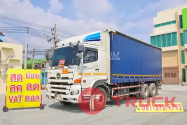 สิบล้อตู้ผ้าใบ HINO FL1A 344 แรง ปี 2567 5506