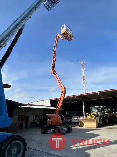 รถกระเช้าบูม JLG รุ่น450AJ ความสูง 13.70 เมตร เครื่องยนต์ดีเซล ติดต่อ Line jiraroj2909