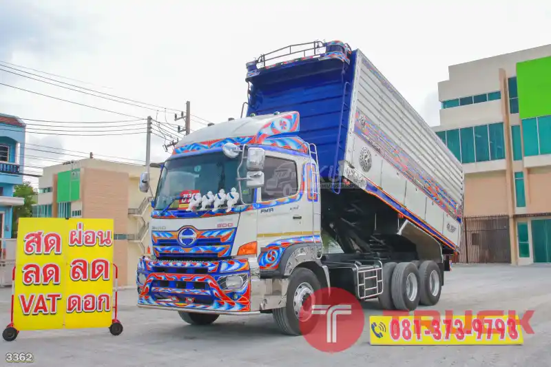 สิบล้อดั้มพ์ HINO FM1A 344 แรง ปี 2561 3362