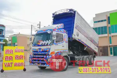 สิบล้อดั้มพ์ HINO FM1A 344 แรง ปี 2561 3362