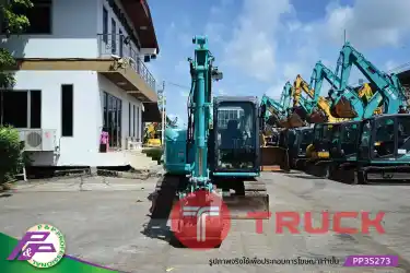 ขายแมคโคร 7 ตัน KOBELCO SK75SR-3E -YT08 แทรคเหล็กพร้อมเกี๊ยะยาง มีใบมีดดัน มีอาร์มเครน ชั่วโมงน้อย มือสองสภาพดี นำเข้าจากญี่ปุ่น โดย P&P Pro