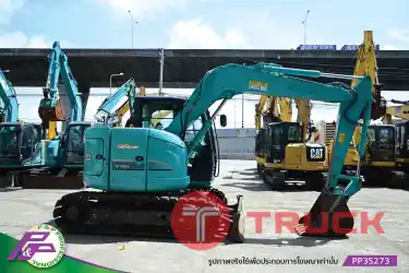 ขายแมคโคร 7 ตัน KOBELCO SK75SR-3E -YT08 แทรคเหล็กพร้อมเกี๊ยะยาง มีใบมีดดัน มีอาร์มเครน ชั่วโมงน้อย มือสองสภาพดี นำเข้าจากญี่ปุ่น โดย P&P Pro ขายแมคโคร 7 ตัน KOBELCO SK75SR-3E -YT08 แทรคเหล็กพร้อมเกี๊ยะยาง มีใบมีดดัน มีอาร์มเครน ชั่วโมงน้อย มือสองสภาพดี นำเข้าจากญี่ปุ่น โดย P&P Pro