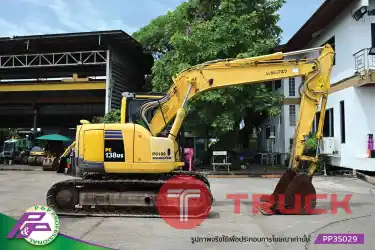 ขายแมคโคร 13 ตัน KOMATSU PC138US-8 มีไลน์หัวเจาะ มีกล้องมองหลัง มือสองสภาพดี นำเข้าจากญี่ปุ่น โดย P&P Pro