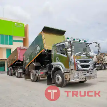 หกล้อดั้มพ์ ISUZU FTR 240 แรง ปี 2565 หางดั้มสองเพลา อู่เดอะฟินิกซ์ ปี 2565 5403 5404