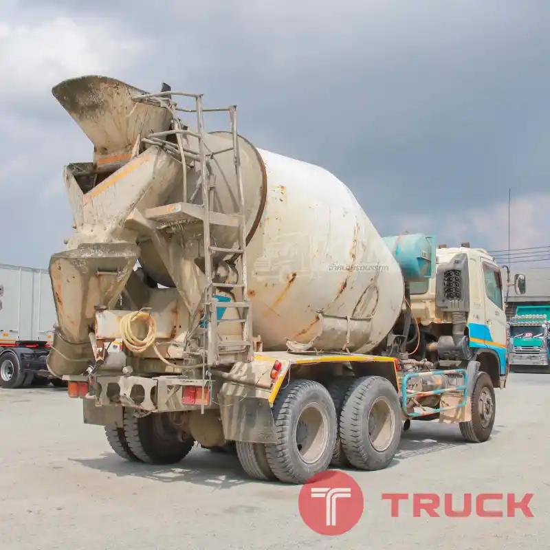 สิบล้อโม่ปูน HINO FM1A 330 แรง ปี 2555 0741 สิบล้อโม่ปูน HINO FM1A 330 แรง ปี 2555 0741