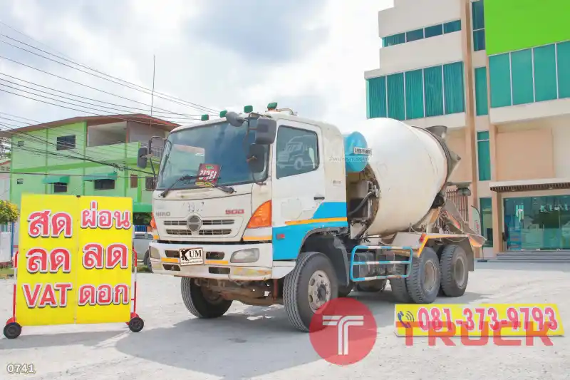 สิบล้อโม่ปูน HINO FM1A 330 แรง ปี 2555 0741 สิบล้อโม่ปูน HINO FM1A 330 แรง ปี 2555 0741