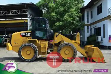 ขายรถตักแขนยาว ยางตัน CAT 910M รุ่น ใหม่ เทียบเท่า WA100-8 ห้องเก๋ง มีฟังก์ชันลดความสั่นสะเทือนขณะขับขี่ Ride control มือสองสภาพดี นำเข้าจากญี่ปุ่น โดย P&P Pro