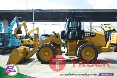 ขายรถตักแขนยาว ยางตัน CAT 910M รุ่น ใหม่ เทียบเท่า WA100-8 ห้องเก๋ง มีฟังก์ชันลดความสั่นสะเทือนขณะขับขี่ Ride control มือสองสภาพดี นำเข้าจากญี่ปุ่น โดย P&P Pro
