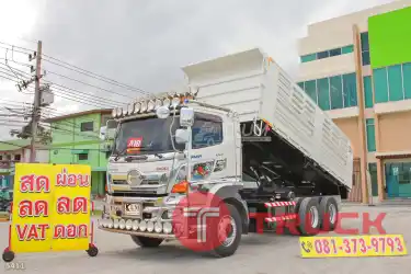 สิบล้อดั้มพ์สามมิตร HINO Fm1a 344 แรง ปี 2566 5411