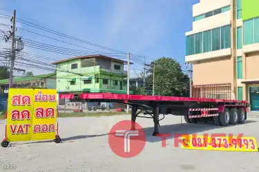 หางพื้นเรียบ สามเพลา อู่มีโชครุ่งเรืองกิจ ปี 2559 1733