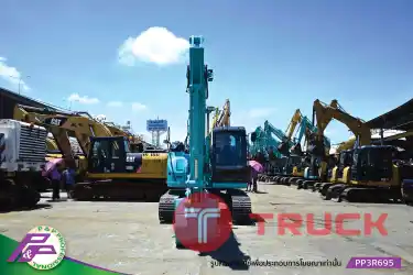 ขายแมคโคร 13 ตันรุ่นใหม่ KOBELCO SK135SR-5-YY08 มีอาร์มเครน มือสองสภาพดี นำเข้าจากญี่ปุ่น โดย P&P Pro