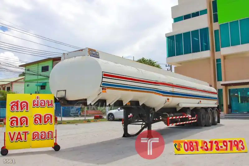 หางพ่วงน้ำมันพืช สามเพลา อู่บันเทิงรุ่งเรือง ปี 2562 5561 หางพ่วงน้ำมันพืช สามเพลา อู่บันเทิงรุ่งเรือง ปี 2562 5561