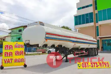 หางพ่วงน้ำมันพืช สามเพลา อู่บันเทิงรุ่งเรือง ปี 2562 5561