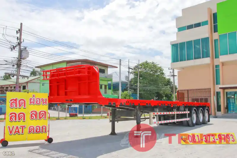 หางพื้นเรียบ สามเพลา อู่พนัส ปี 2566 6861