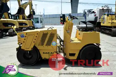 ขาย SAKAI TW350 รถบดหน้าเหล็ก-หลังยาง เอวอ่อน มือสองสภาพดี นำเข้าจากญี่ปุ่น โดย P&P Pro