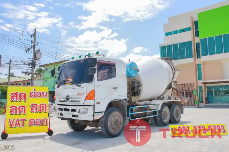 สิบล้อโม่ปูน HINO FM1A 330 แรง ปี 2555 6785