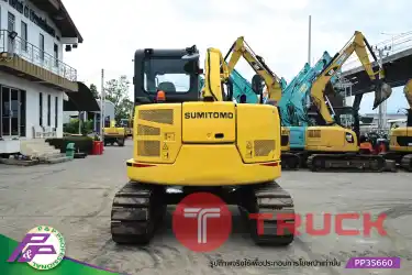 ขายแมคโคร SUMITOMO SH75X-6A แทรคเหล็กพร้อมเกี๊ยะยาง มีใบมีดดัน มีกล้องรอบคัน ชั่วโมงน้อย มือสองสภาพดี นำเข้าจากญี่ปุ่น โดย P&P Pro