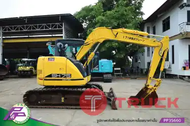 ขายแมคโคร SUMITOMO SH75X-6A แทรคเหล็กพร้อมเกี๊ยะยาง มีใบมีดดัน มีกล้องรอบคัน ชั่วโมงน้อย มือสองสภาพดี นำเข้าจากญี่ปุ่น โดย P&P Pro