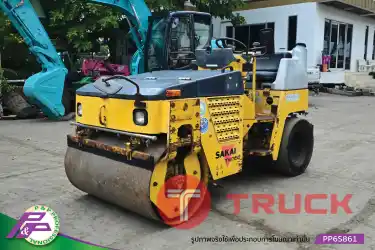 ขาย SAKAI TW350-1 รถบดหน้าเหล็ก-หลังยาง เอวอ่อน มือสองสภาพดี นำเข้าจากญี่ปุ่น โดย P&P Pro