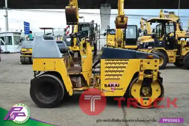 ขาย SAKAI TW350-1 รถบดหน้าเหล็ก-หลังยาง เอวอ่อน มือสองสภาพดี นำเข้าจากญี่ปุ่น โดย P&P Pro