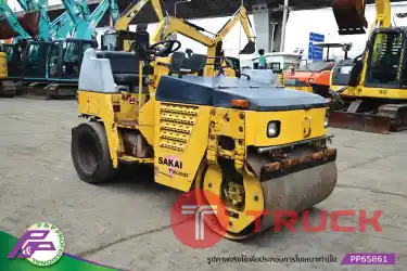 ขาย SAKAI TW350-1 รถบดหน้าเหล็ก-หลังยาง เอวอ่อน มือสองสภาพดี นำเข้าจากญี่ปุ่น โดย P&P Pro