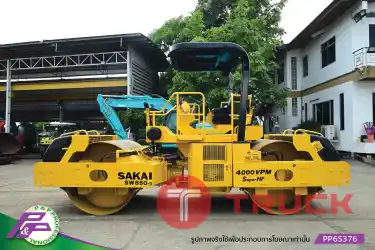 ขายรถบดหน้าเหล็ก-หลังเหล็ก ขนาด 12-13 ตัน SAKAI SW850-II ความกว้าง Drum 2.0 เมตร มือสองสภาพดี นำเข้าจากญี่ปุ่น โดย P&P Pro