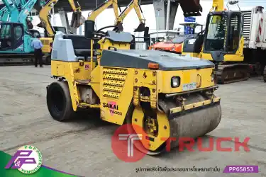 ขาย รถบดหน้าเหล็ก-หลังยาง SAKAI TW350-1 เอวอ่อน มือสองสภาพดี นำเข้าจากญี่ปุ่น โดย P&P Pro