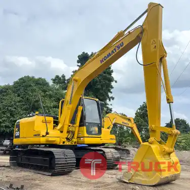 รถขุด KOMATSU PC130-8 จอเหลืองกล้องหลัง