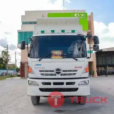 สิบล้อดั้มพ์ HINO 344 แรง ปี 56 หางดั้มพ์ สามเพลา อู่สหกิจ ปี 56