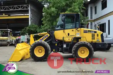 ขายรถตักล้อยาง KOMATSU WA100-6 เทียบเท่า 910H ห้องเก๋ง มีฟังก์ชันลดความสั่นสะเทือนขณะขับขี่ Ride control มือสองสภาพดี นำเข้าจากญี่ปุ่น โดย P&P Pro ขายรถตักล้อยาง KOMATSU WA100-6 เทียบเท่า 910H ห้องเก๋ง มีฟังก์ชันลดความสั่นสะเทือนขณะขับขี่ Ride control มือสองสภาพดี นำเข้าจากญี่ปุ่น โดย P&P Pro