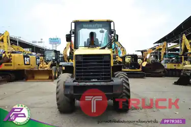 ขายรถตักล้อยาง KOMATSU WA100-6 เทียบเท่า 910H ห้องเก๋ง มีฟังก์ชันลดความสั่นสะเทือนขณะขับขี่ Ride control มือสองสภาพดี นำเข้าจากญี่ปุ่น โดย P&P Pro
