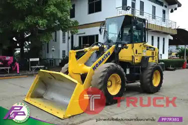 ขายรถตักล้อยาง KOMATSU WA100-6 เทียบเท่า 910H ห้องเก๋ง มีฟังก์ชันลดความสั่นสะเทือนขณะขับขี่ Ride control มือสองสภาพดี นำเข้าจากญี่ปุ่น โดย P&P Pro