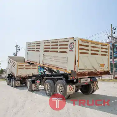 สิบล้อดั้มพ์ HINO FM1A 344 แรง ปี 65 หางดั้มพ์ สามเพลา อู่เดอะฟินิกซ์ ปี 65 0172 0173