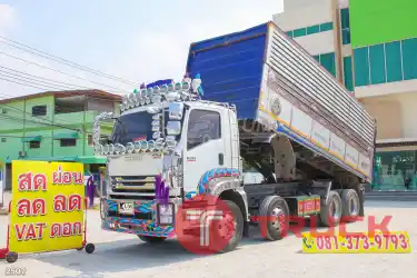เก็บงานสวยเพิ่มให้ สิบสองล้อดั้มพ์เกษตรแท้ ISUZU FYH 360 แรง ปี 2556 2507