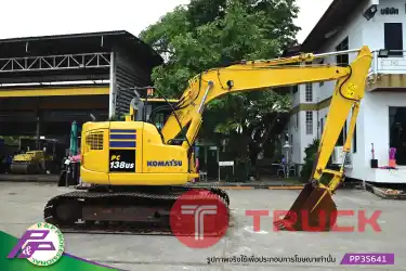 ขายแมคโคร 13 ตัน KOMATSU PC138US-10 แทรคใหญ่ มีกล้องมองหลัง มีอาร์มเครน มือสองสภาพดี นำเข้าจากญี่ปุ่น โดย P&P Pro