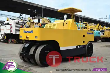 ขายรถบดล้อยาง 9 ล้อ KAWASAKI K20II เครื่องยนต์ ISUZU มือสองสภาพดี นำเข้าจากญี่ปุ่น โดย P&P Pro