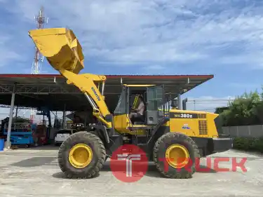 รถตักล้อยาง KOMATSU WA380-6 บุ้งกี๋ 3.4 คิว รถเก่านอกนำเข้า ติดต่อ Line jiraroj2909