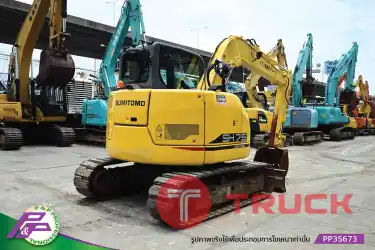 ขายแมคโคร SUMITOMO SH75X-6A แทรคเหล็กพร้อมเกี๊ยะยาง มีใบมีดดัน มีกล้องรอบคัน ชั่วโมงน้อย มือสองสภาพดี นำเข้าจากญี่ปุ่น โดย P&P Pro