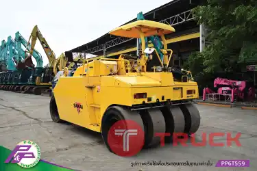 ขายรถบดล้อยาง 7 ล้อ SAKAI T2-1 รุ่นใหม่ ชั่วโมงน้อย มือสองสภาพดี นำเข้าจากญี่ปุ่น โดย P&P Pro