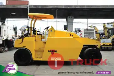 ขายรถบดล้อยาง 7 ล้อ SAKAI T2-1 รุ่นใหม่ ชั่วโมงน้อย มือสองสภาพดี นำเข้าจากญี่ปุ่น โดย P&P Pro