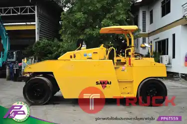 ขายรถบดล้อยาง 7 ล้อ SAKAI T2-1 รุ่นใหม่ ชั่วโมงน้อย มือสองสภาพดี นำเข้าจากญี่ปุ่น โดย P&P Pro