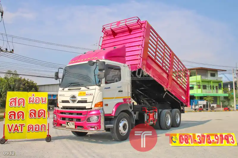 สิบล้อดั้มพ์ HINO FM1A 344 แรง ปี 2565 0932