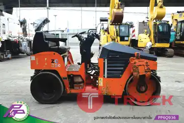 ขายรถบดหน้าเหล็ก-หลังยาง HITACHI ZC35C เทียบเท่า SAKAI TW352-1 เอวอ่อน ชั่วโมงน้อย มือสองสภาพดี นำเข้าจากญี่ปุ่น โดย P&P Pro