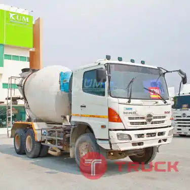 สิบล้อโม่ปูน HINO FM1A 330 แรง ปี 2556 9081