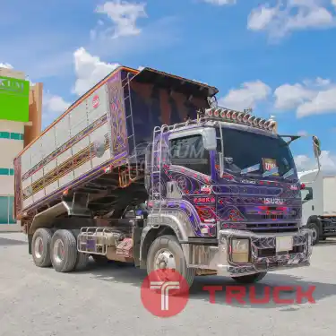 สิบล้อดั้มพ์ ISUZU FXZ 360 ปี 59 จด 66 2111