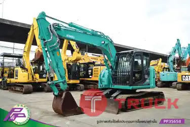 ขายแมคโคร 13 ตัน KOBELCO SK135SR-3F-YY07 มีไลน์หัวเจาะ มีใบมีดดัน มีกล้องมองหลัง มือสองสภาพดี นำเข้าจากญี่ปุ่น โดย P&P Pro
